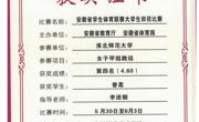 365英国上市网站官网学生在2024年安徽省学生体育联赛大学生田径比赛取得优秀成绩